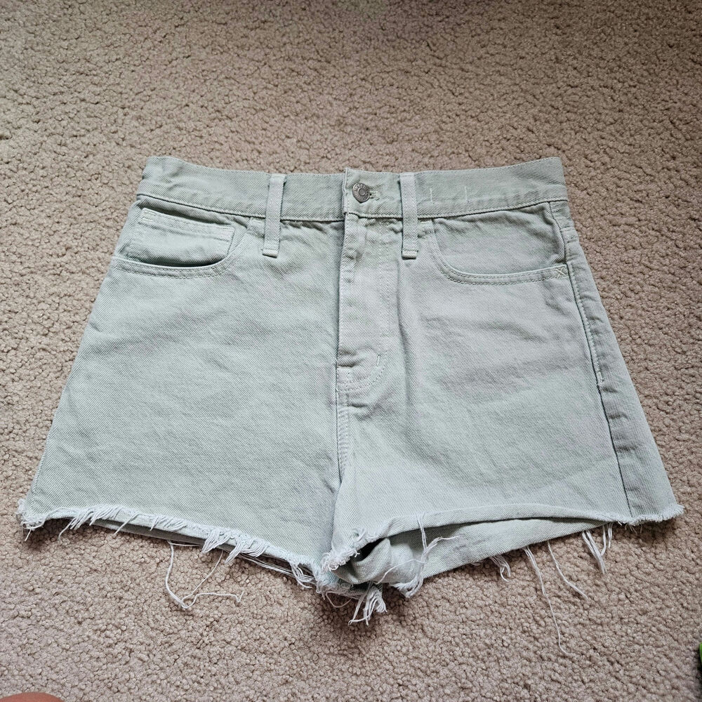 Madewell The Momjean Short Mint Green 25